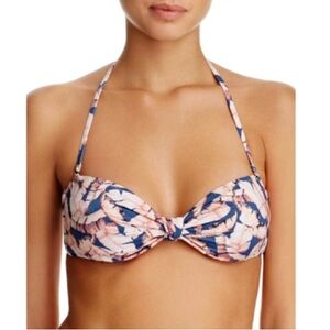 Eberjey Lulu banana leaf bikini top